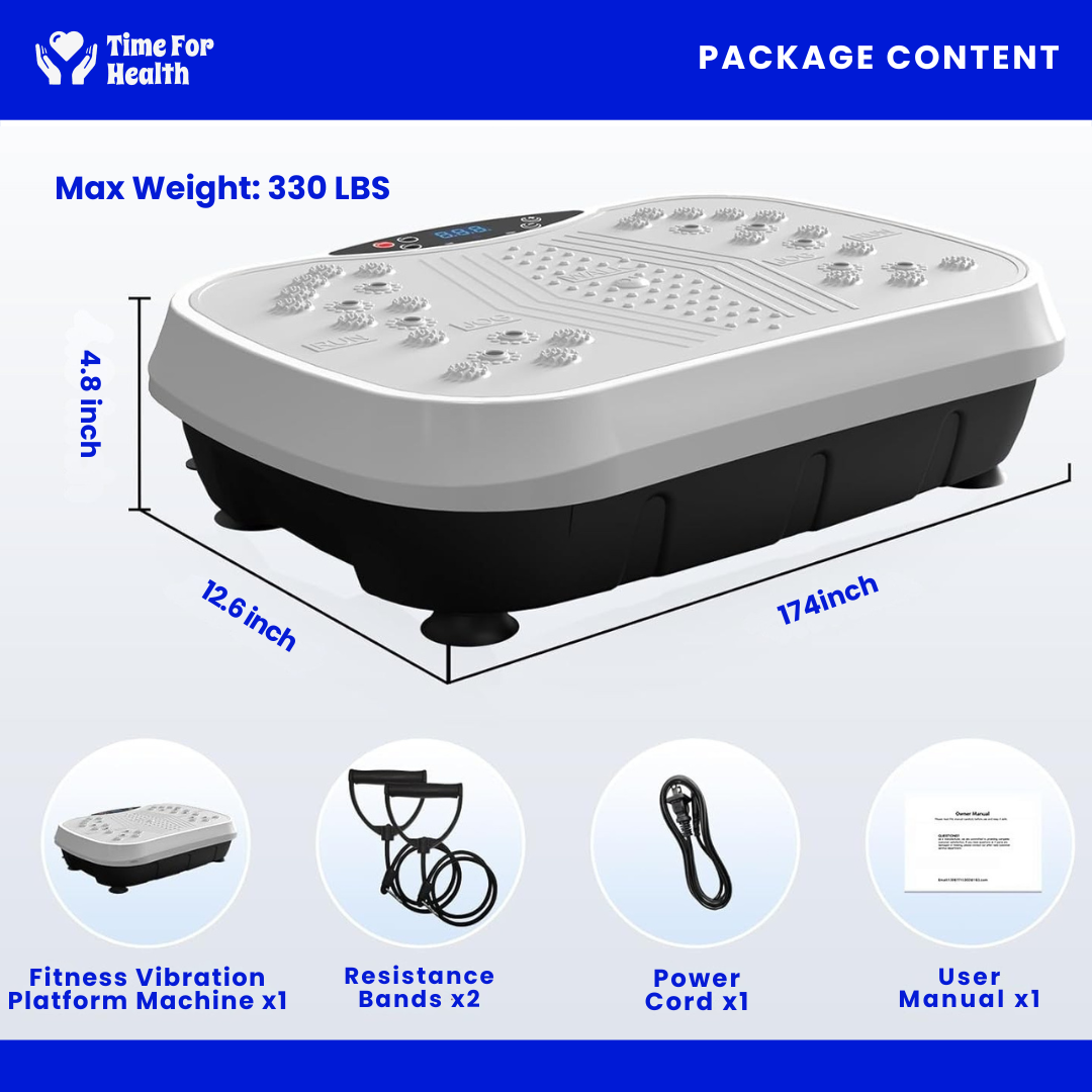 Multifunctional Whole Body Vibration Plate Adjustable