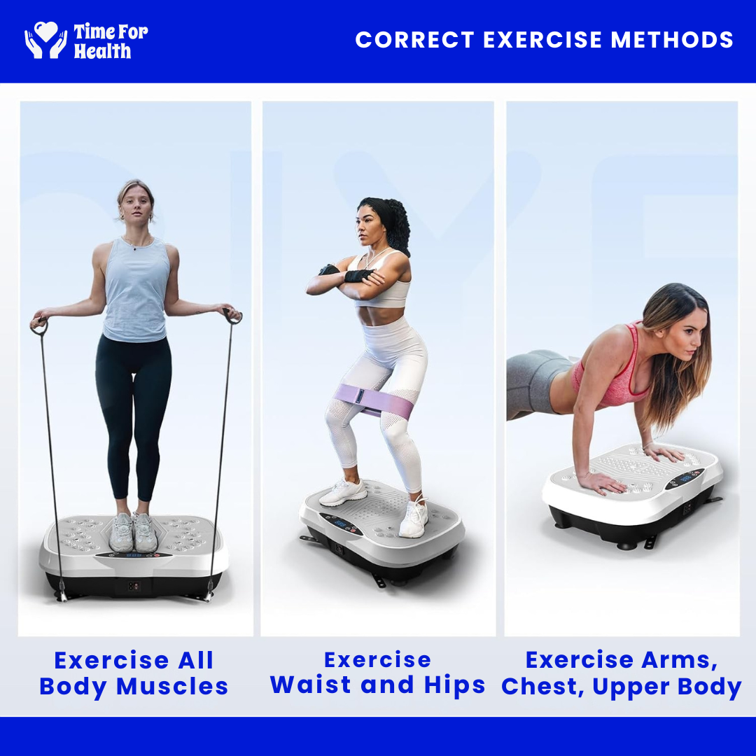 Multifunctional Whole Body Vibration Plate Adjustable