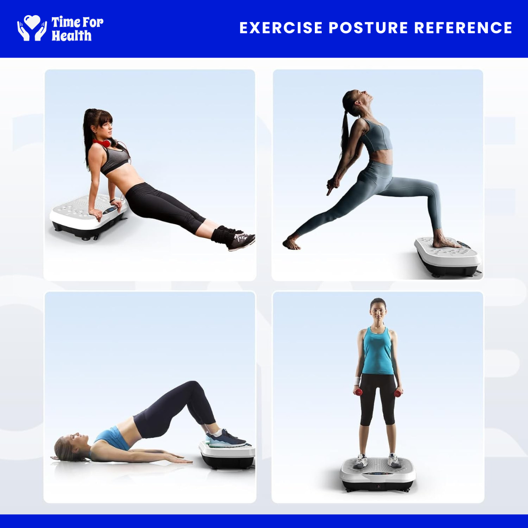 Multifunctional Whole Body Vibration Plate Adjustable