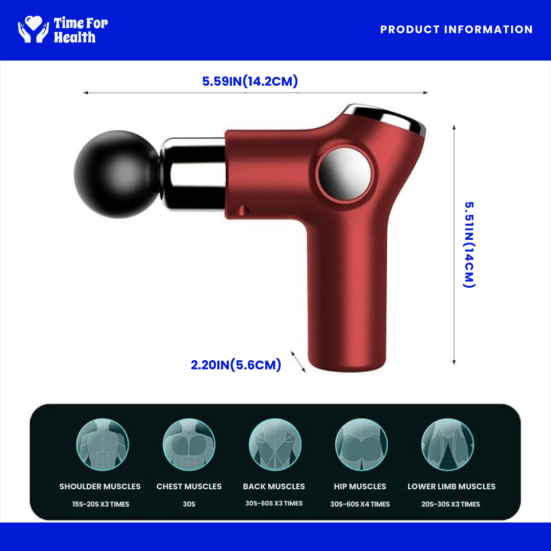 LCD Electric Massage Gun
