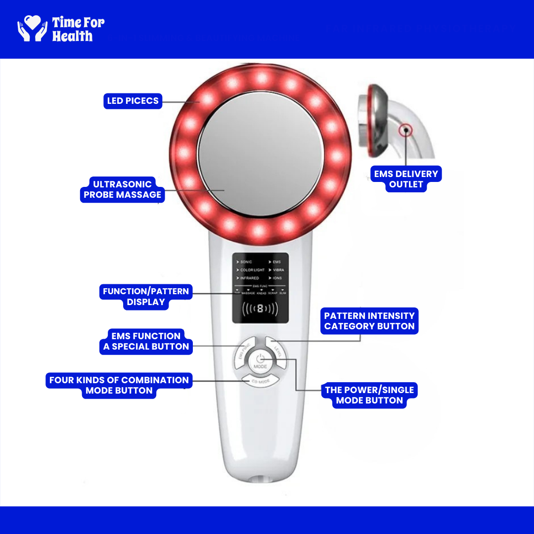 6 IN 1 EMS Ultrasonic Massager