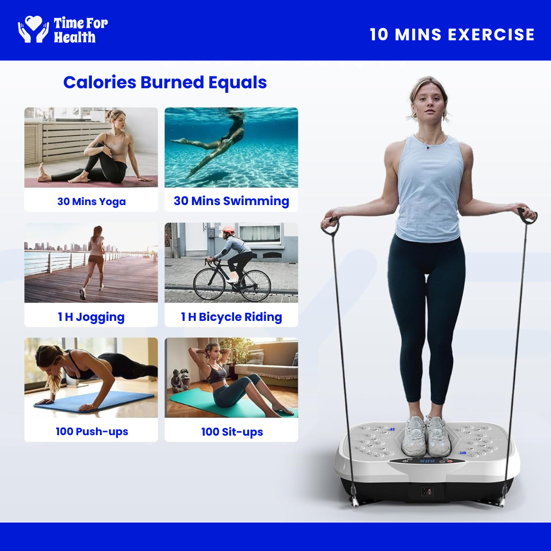 Multifunctional Whole Body Vibration Plate Adjustable