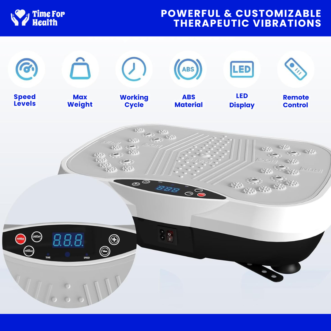 Multifunctional Whole Body Vibration Plate Adjustable